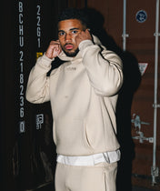 Athleisure Hoodie - Creme
