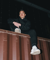 Athleisure Hoodie - Schwarz
