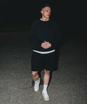Athleisure Shorts - Schwarz