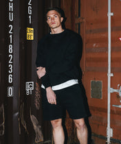 Athleisure Shorts - Schwarz