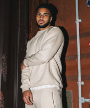 Athleisure Sweatshirt - Creme
