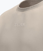 Athleisure Sweatshirt - Creme