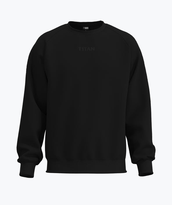 Athleisure Sweatshirt - Schwarz