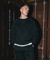 Athleisure Sweatshirt - Schwarz