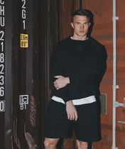 Athleisure Shorts - Schwarz
