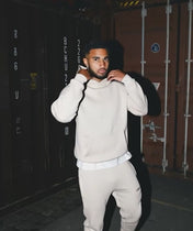 Athleisure Hoodie - Creme