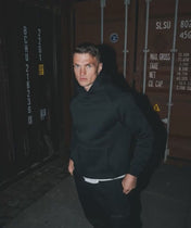 Athleisure Hoodie - Schwarz