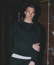 Athleisure Sweatshirt - Schwarz